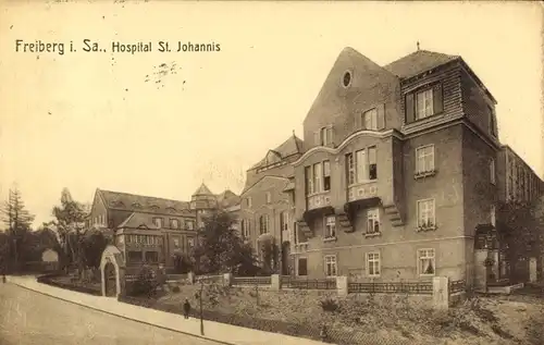 Ak Freiberg in Sachsen, Hospital St. Johannis