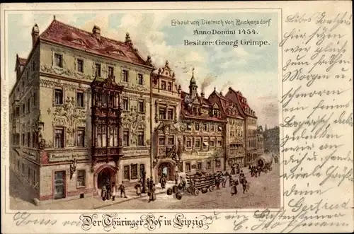 Künstler Litho Leipzig in Sachsen, Der Thüringer Hof, Inh. Georg Grimpe