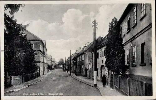 Ak Kleinwelka Bautzen in der Lausitz, Hauptstraße