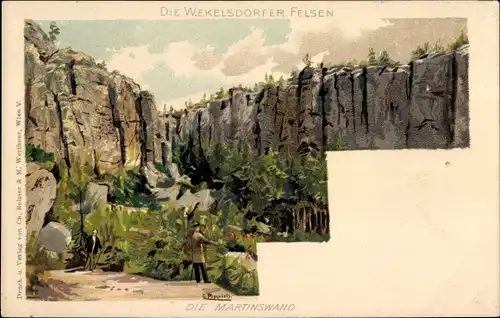 Künstler Litho Pippich, K., Teplice nad Metují Wekelsdorf Královéhradecký kraj, Amphitheater