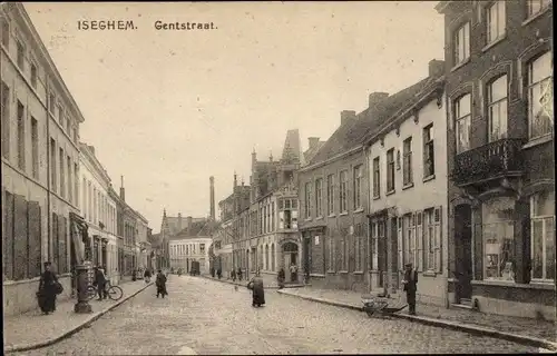 Ak Izegem Iseghem Westflandern, Gentstraat