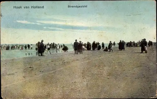 Ak Hoek van Holland Rotterdam Südholland Niederlande, Strand