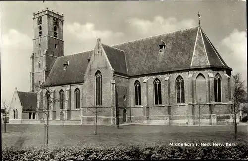 Ak Middelharnis Südholland, Ned. Herv. Kerk