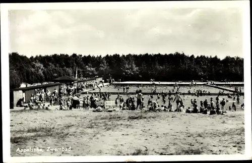 Ak Appelscha Fryslân Friesland Niederlande, Zwembad
