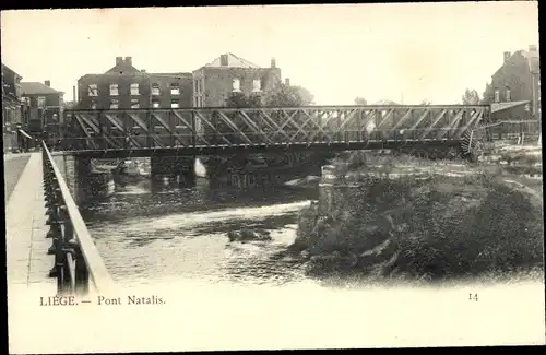 Ak Liège Lüttich Wallonien, Pont Natalis