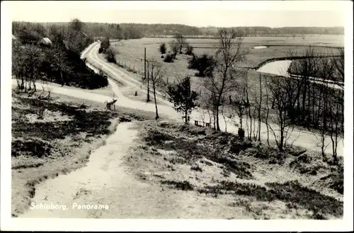 Ak Schipborg Drenthe Niederlande, Panorama