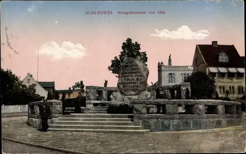 Ak Schleswig an der Schlei, Kriegsdenkmal von 1864