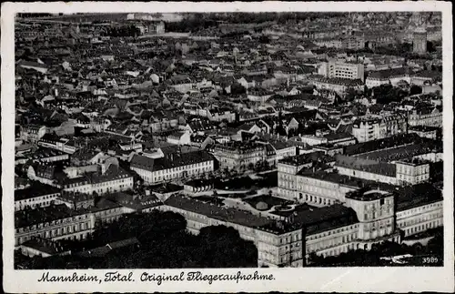 Ak Mannheim in Baden, Fliegeraufnahme