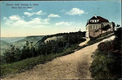 Ak Jena in Thüringen, Gruss vom Jenzig