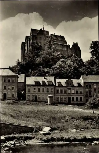 Ak Nossen, Blick auf das Schloss