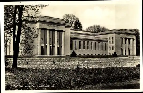 Ak Bad Nauheim Hessen, Kerckhoff-Institut, 8. Deutscher Physiker u. Mathemat. Tag 20.-24.9. 1932