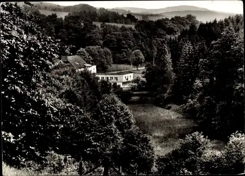 Ak Niederhof Wiehl im Oberbergischen Kreis, Haus Waldfrieden, Außenansicht