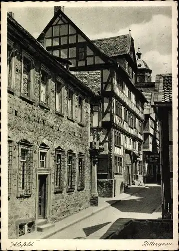 Ak Alsfeld in Hessen, Rittergasse