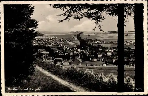 Ak Burkhardtsdorf im Erzgebirge, Panorama