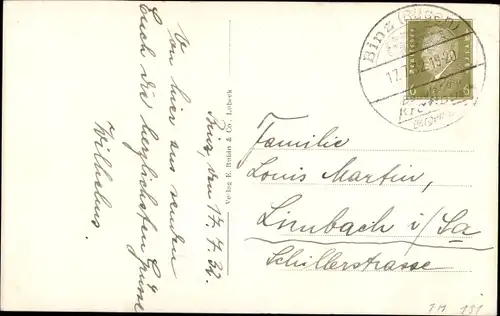 Ak Seebad Binz auf Rügen, Teilansicht