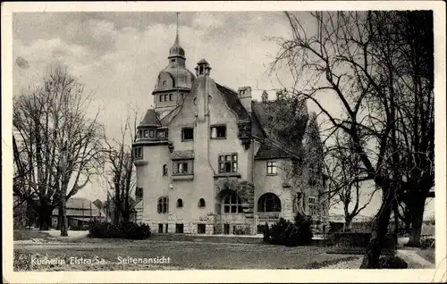 Ak Elstra in der Oberlausitz Sachsen, Kurheim, Seitenansicht