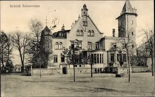 Ak Schmorkau Neukirch Sachsen, Schloss, Außenansicht