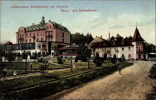 Ak Schmeckwitz Oberlausitz, Johannisbad, Außenansicht