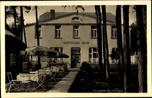 Ak Ostseebad Boltenhagen, Hotel Deutsches Haus, Garten