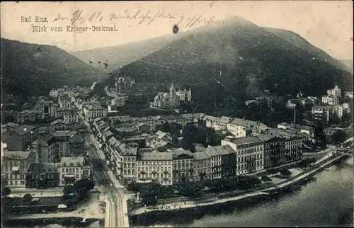 Ak Bad Ems an der Lahn, Blick vom Krieger-Denkmal, Panorama