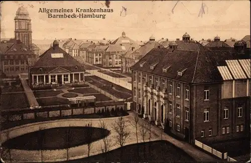 Ak Hamburg Nord Barmbek Barmbeck, Allgemeines Krankenhaus