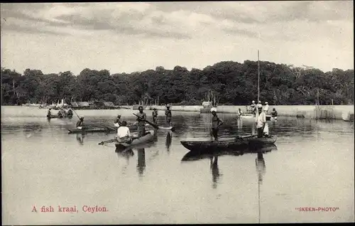 Ak Ceylon Sri Lanka, A fish kraal