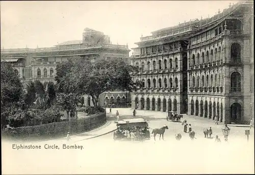 Ak Mumbai Bombay Indien, Elphinstone Circle