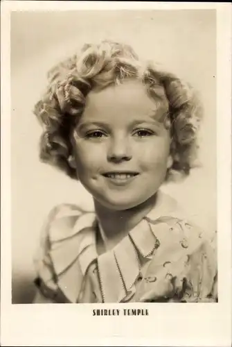 Ak Schauspielerin Shirley Temple, Portrait