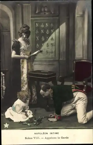 Ak Napoleon Intime, Scene VIII, Appelons la Garde