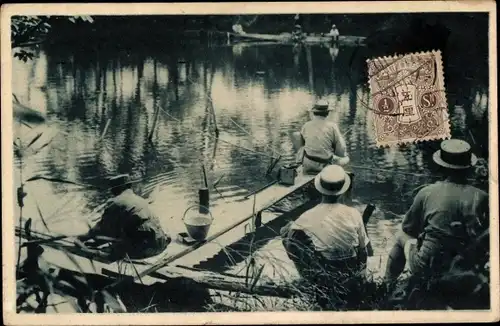 Ak Japan, Fischer am See