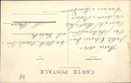 Foto Ak Frau auf Esel reitend