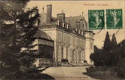 Ak Vincelles Yonne, Le Château