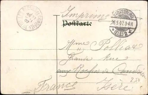 Ak Strasbourg Straßburg Elsass Bas Rhin, Panorama