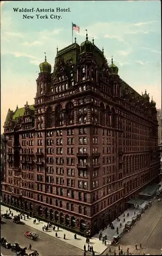 Ak Manhattan New York City USA, Waldorf Astoria Hotel