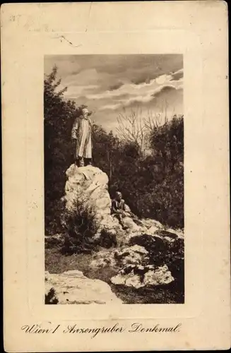 Ak Wien 1 Innere Stadt, Anzengruber Denkmal
