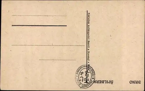 Ak Brno Brünn Südmähren, Špilberk, Spielberg, Napinaci kolo