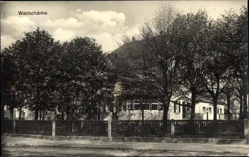 Ak Dresden Hellerau, Waldschänke