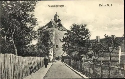 Ak Peitz in der Niederlausitz, Festungsturm