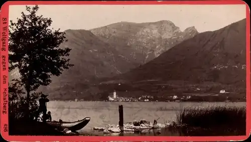 Foto St. Wolfgang am Wolfgangsee Oberösterreich, Blick gegen Schafberg