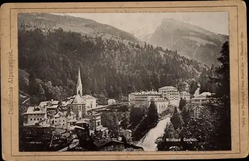 Foto Bad Gastein in Salzburg, Blick auf den Ort, Wildbad Gastein, Kirche, Deutsches Alpengebiet