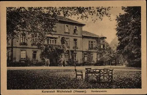 Ak Michelstadt im Odenwald, Vorderansicht der Kuranstalt