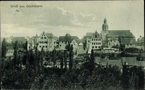 Ak Gochsheim Unterfranken, Blick auf den Ort