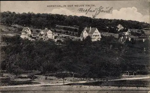 Ak Korntal Münchingen im Strohgäu, In der neuen Halde