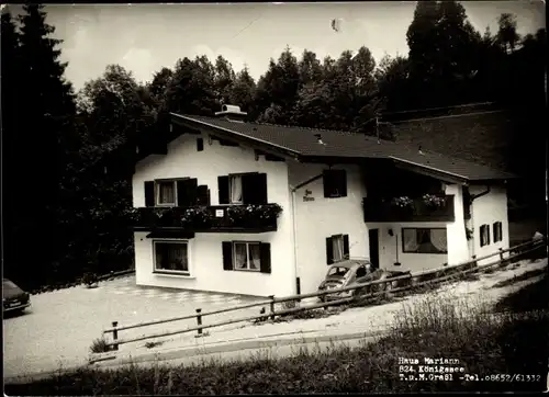 Foto Ak Königssee Berchtesgaden in Bayern, Haus Mariann