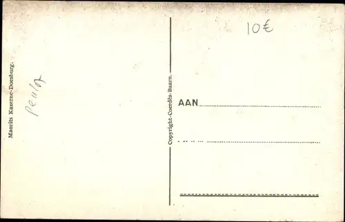 Ak Doesburg Gelderland Niederlande, Cantine Manschappen, Maurits Kazerne, Billard, Kaserne