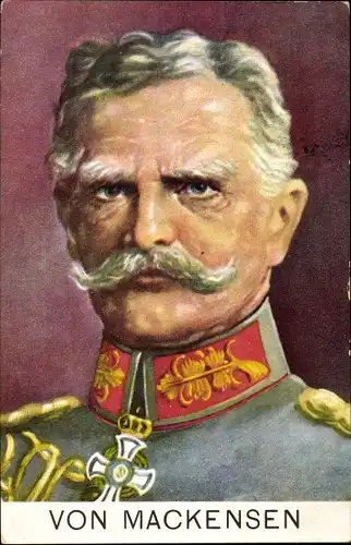 Künstler Ak Generalfeldmarschall August von Mackensen, Portrait