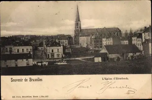 Ak Bruxelles Brüssel, L'Eglise d'Etterbeck