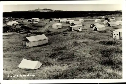 Ak Vlieland Friesland Niederlande, Tentenkamp