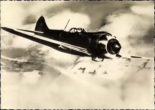 Ak Russisches Kampfflugzeug Lavochkin, Lawotschkin, Jagdflugzeug