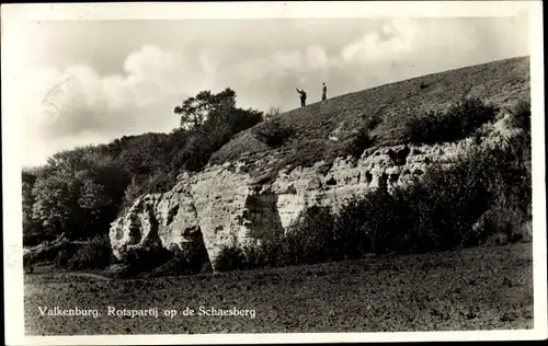 Ak Valkenburg Limburg Niederlande, Rotspartij op de Schaesberg